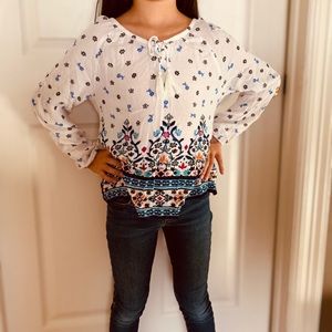 Girls long sleeve blouse